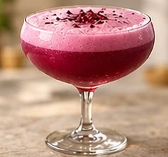 Beet Berry Velvet Round
