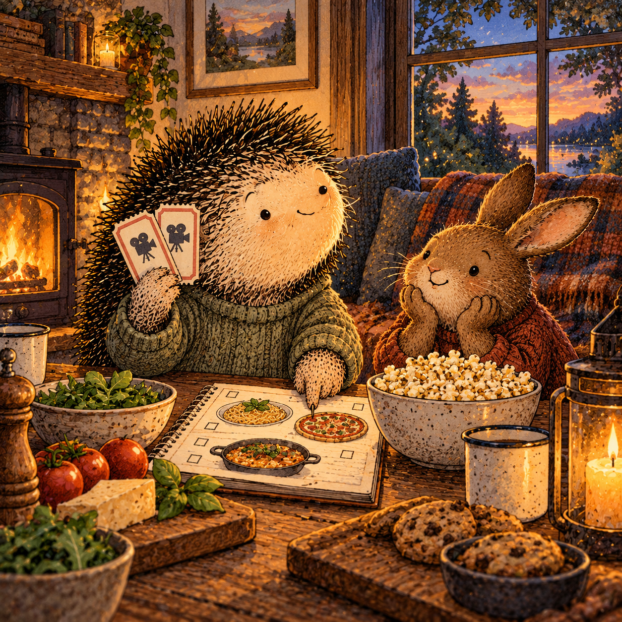 A gentle cream-faced, spiky-furred woodland companion exploring Day 83: Your Celebration Blueprint
