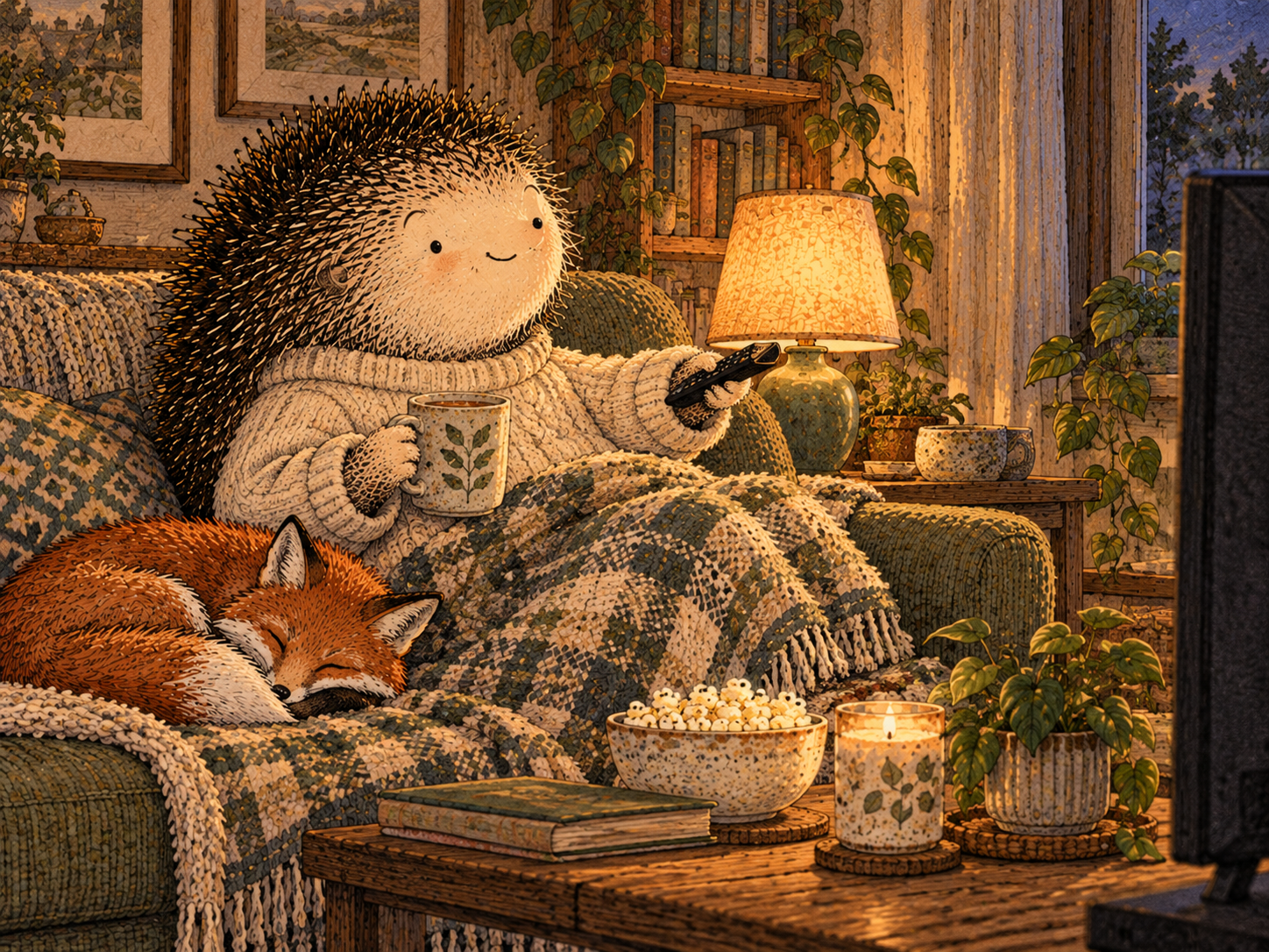 Day 15: You Can Start Looking Forward to Something Again. Same character as the day's main illustration.