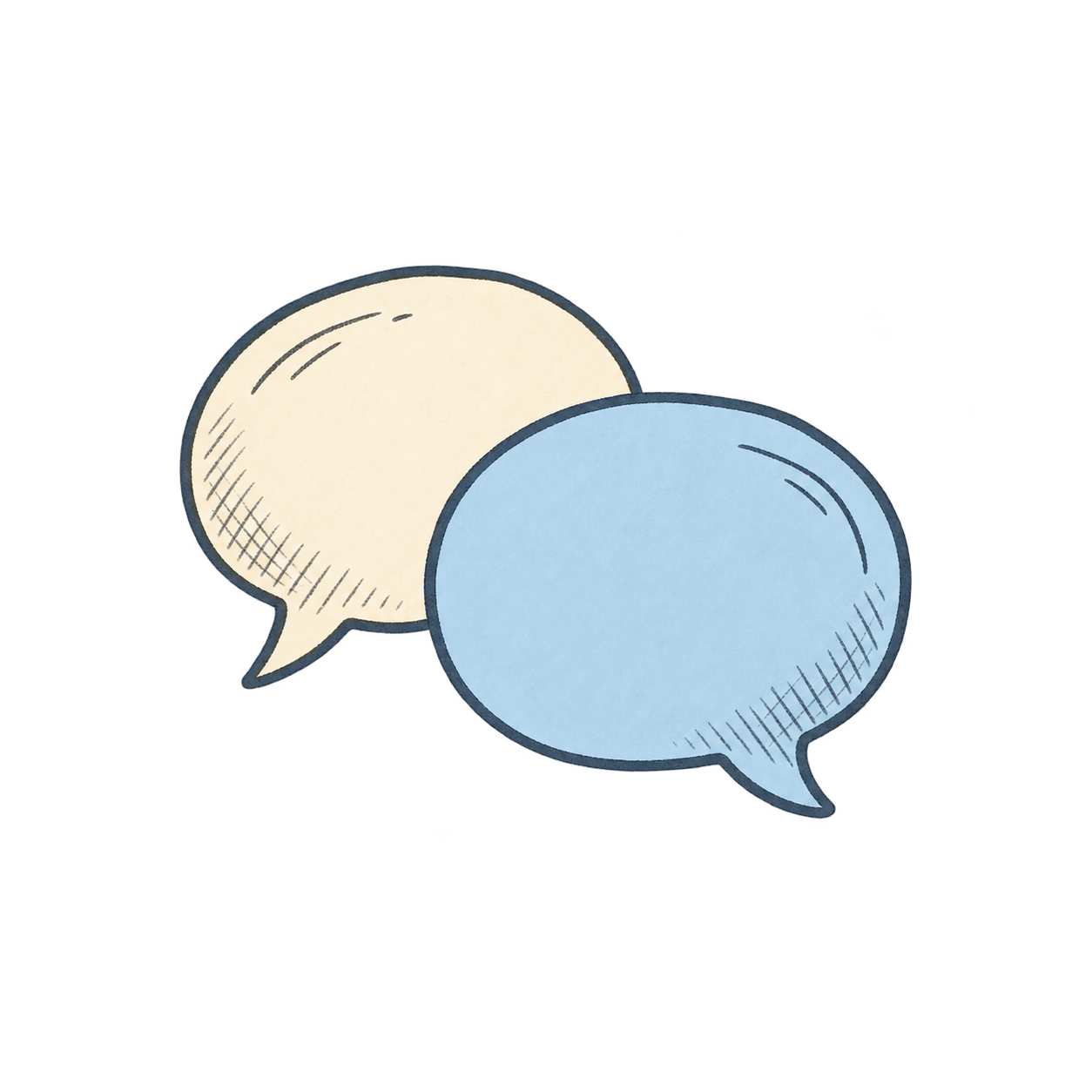Illustrated icon: clearer conversations