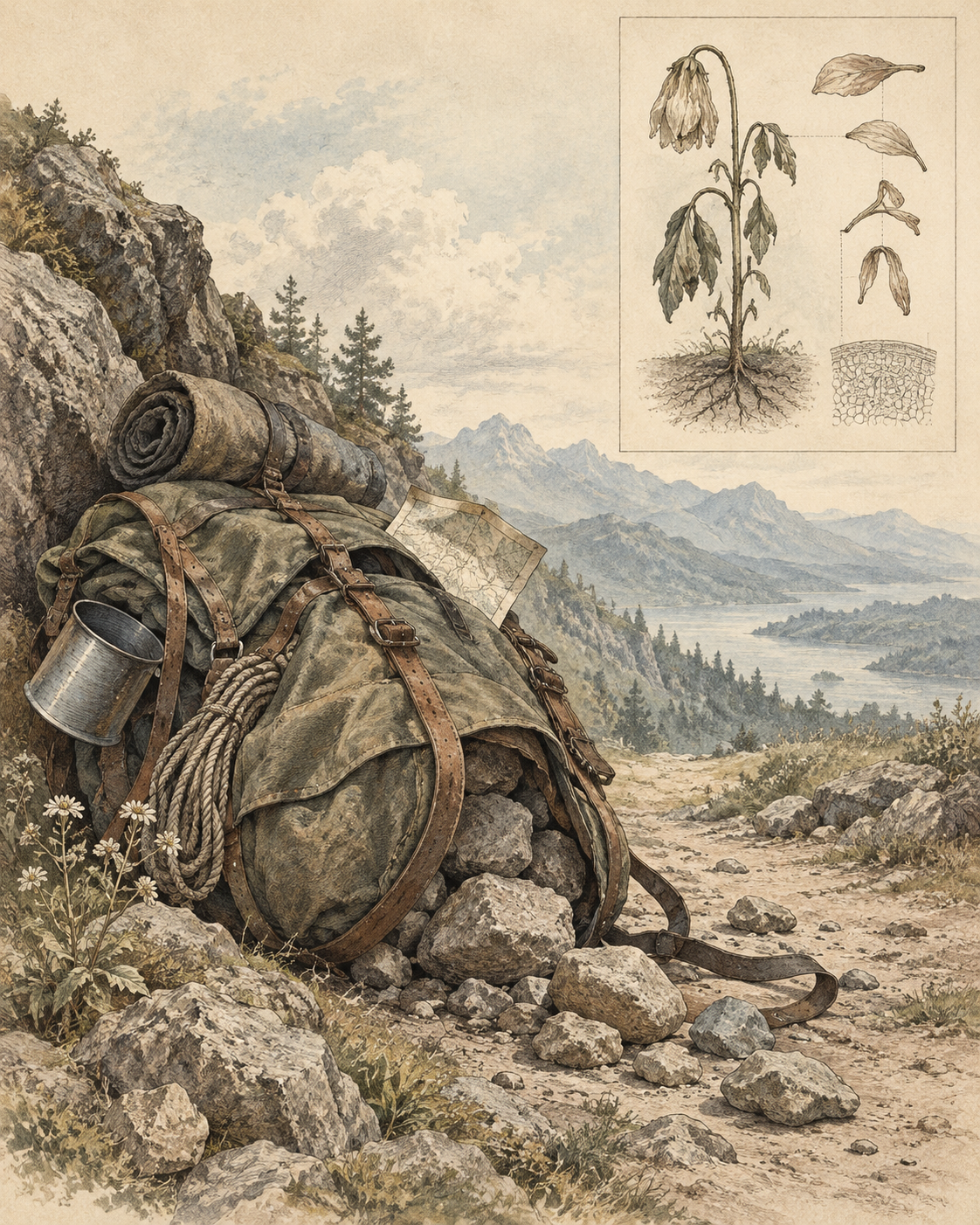 Vintage CWOB scientific illustration for When Life Hands You a Bad Month