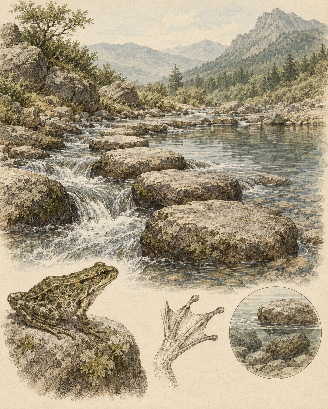 Vintage CWOB scientific illustration for Don't Fill Every Open Space
