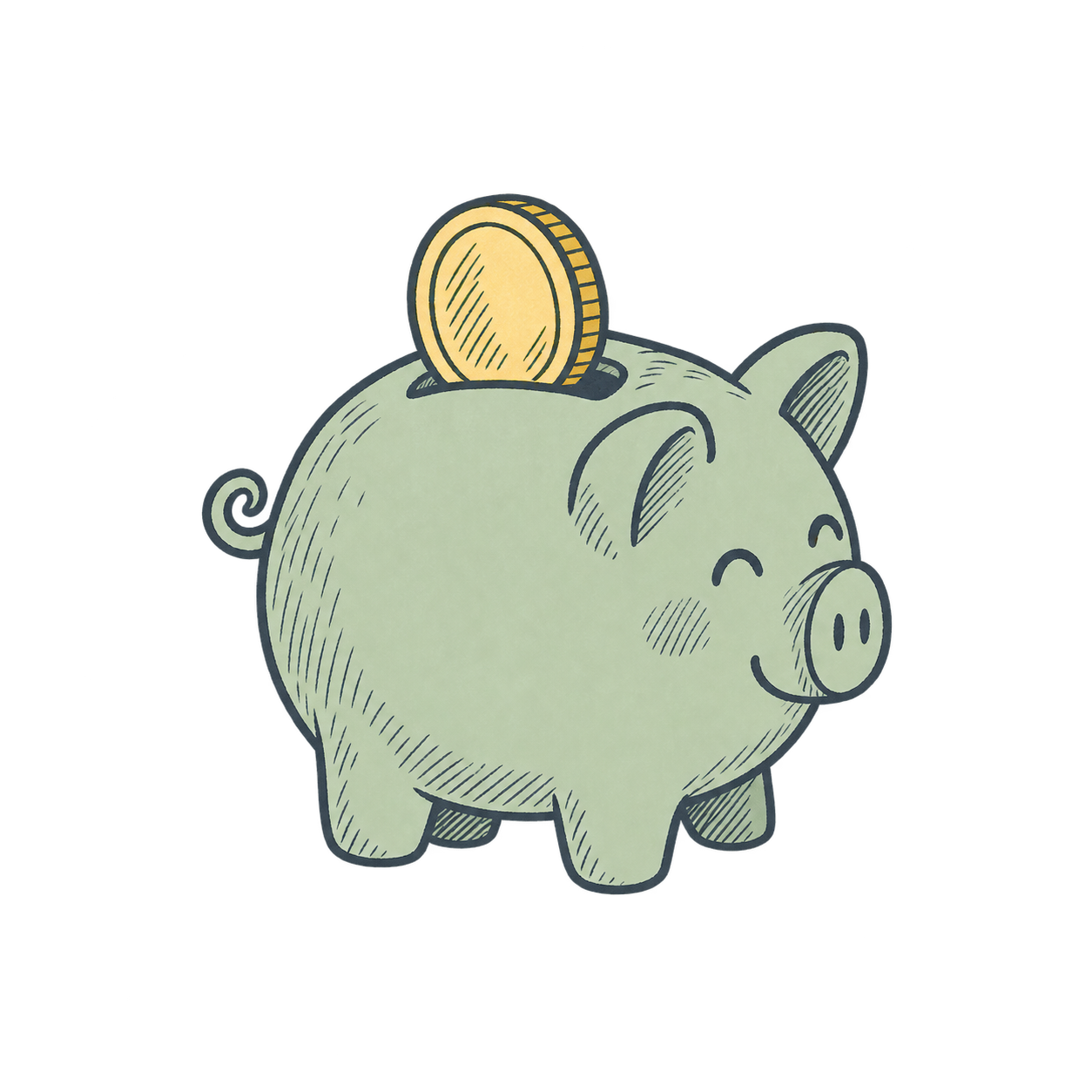 Illustrated icon: money for what matters