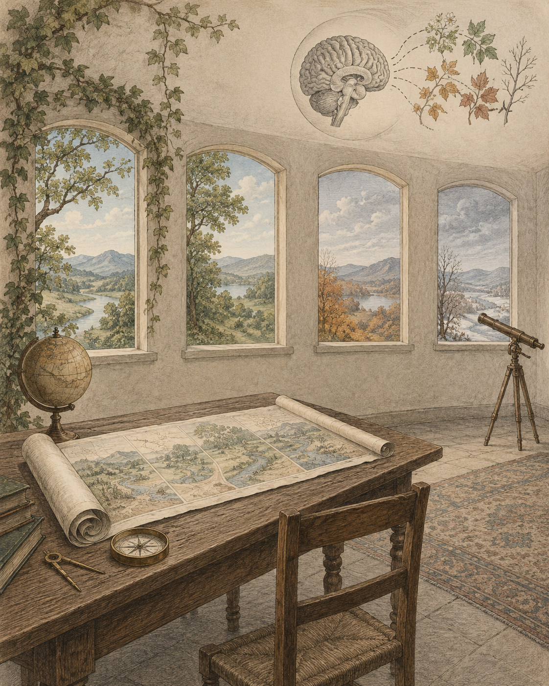 Vintage CWOB scientific illustration for Future You Will Surprise You