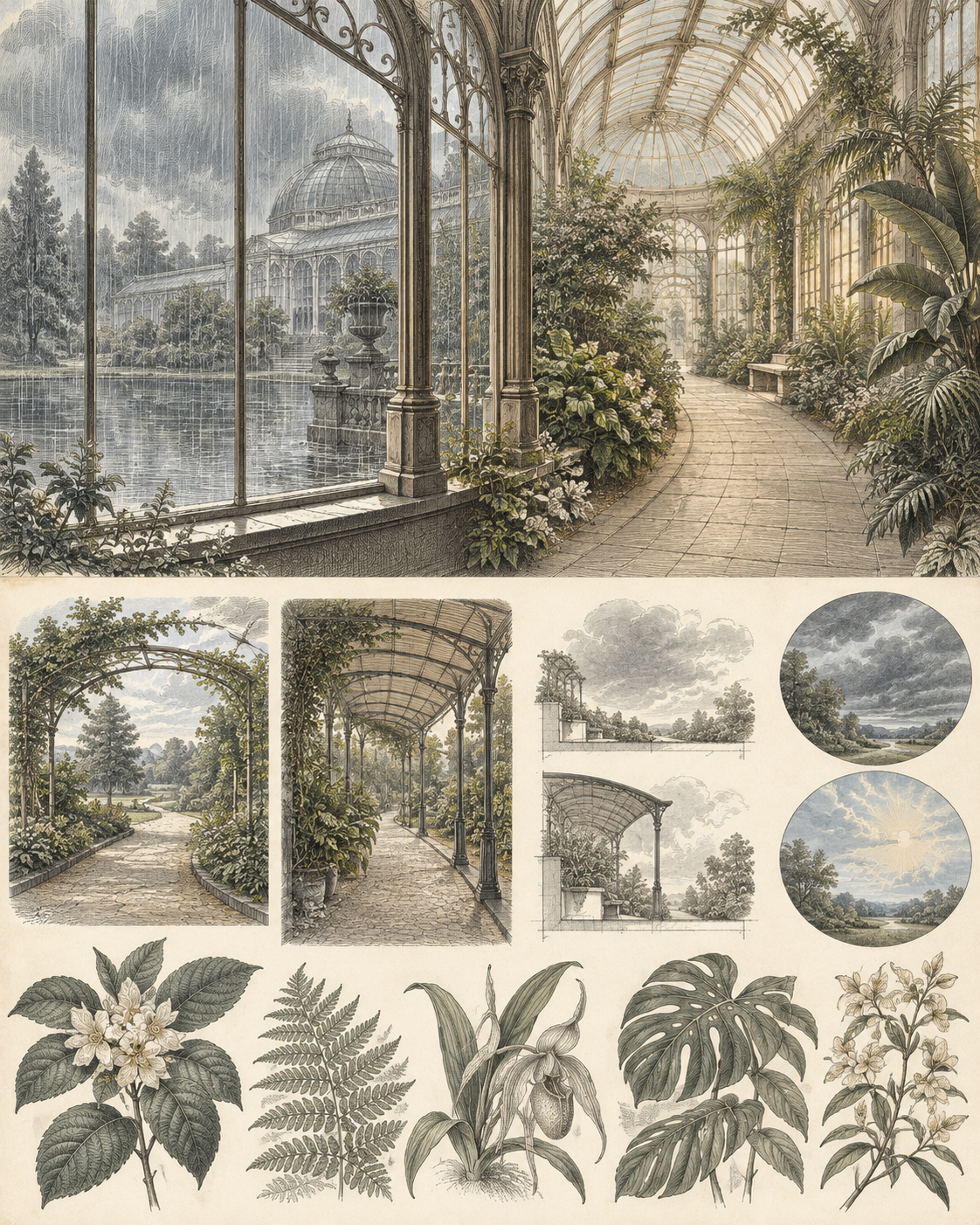 Vintage CWOB scientific illustration for Weather Changes Behavior