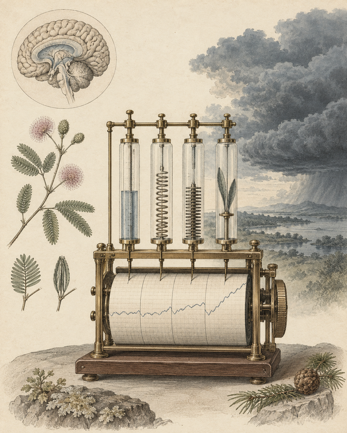 Vintage CWOB scientific illustration for Your Personal Early-Warning System