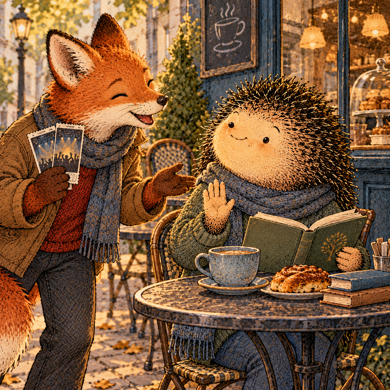 A gentle cream-faced, spiky-furred woodland companion exploring Day 208: When Someone Wants the Old You Back