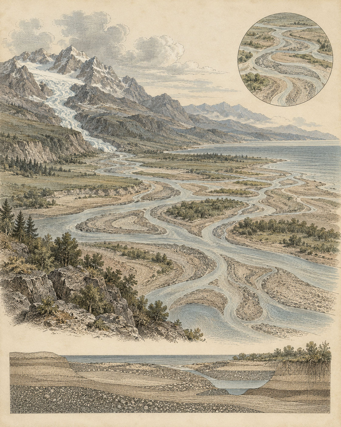 Vintage CWOB scientific illustration for There Is No Final Version of You