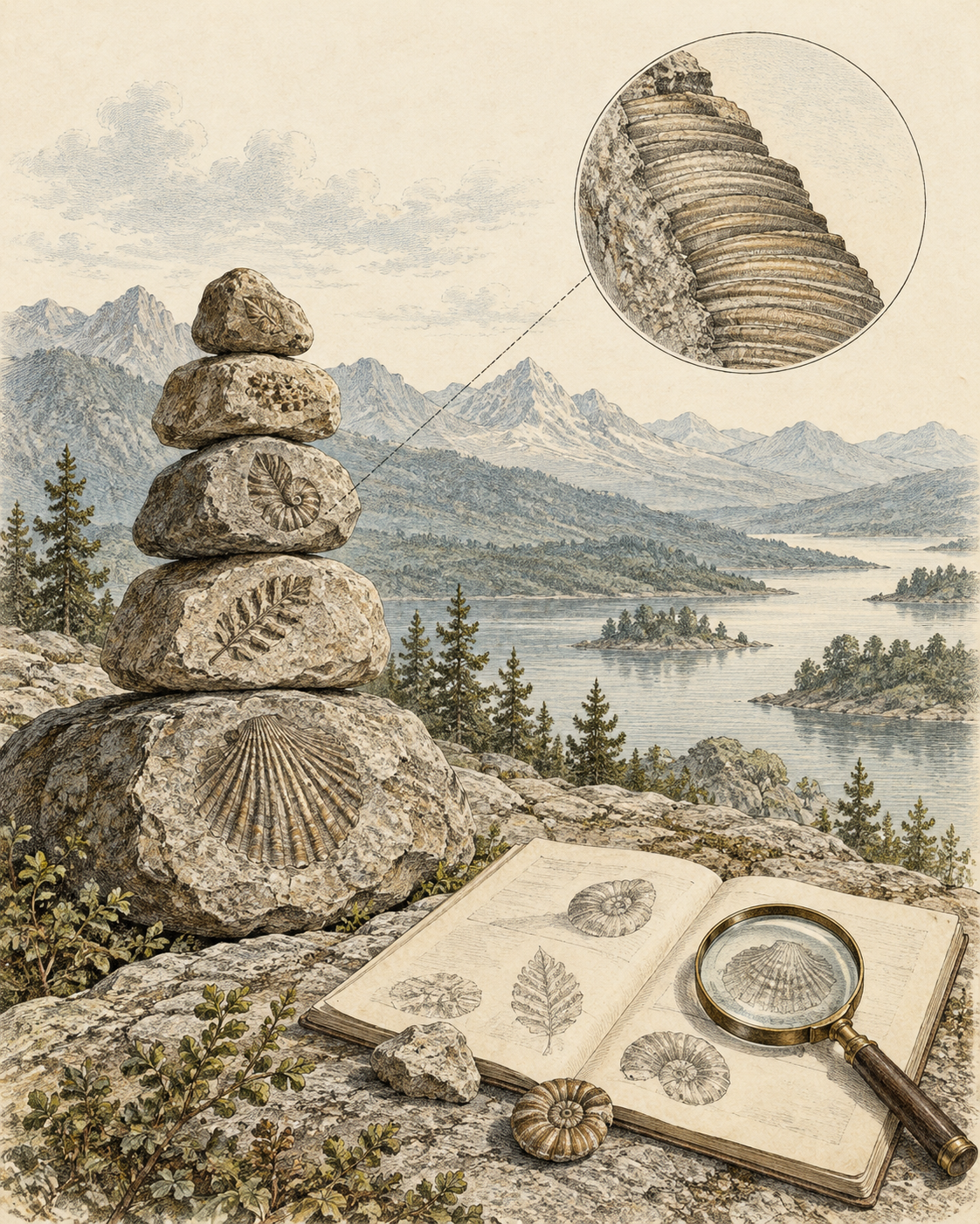Vintage CWOB scientific illustration for Your Next Identity Project