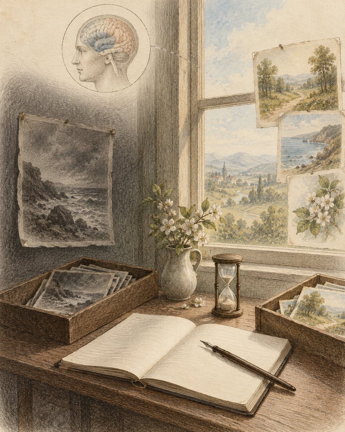 Vintage CWOB scientific illustration for The Return of “Maybe I Could”