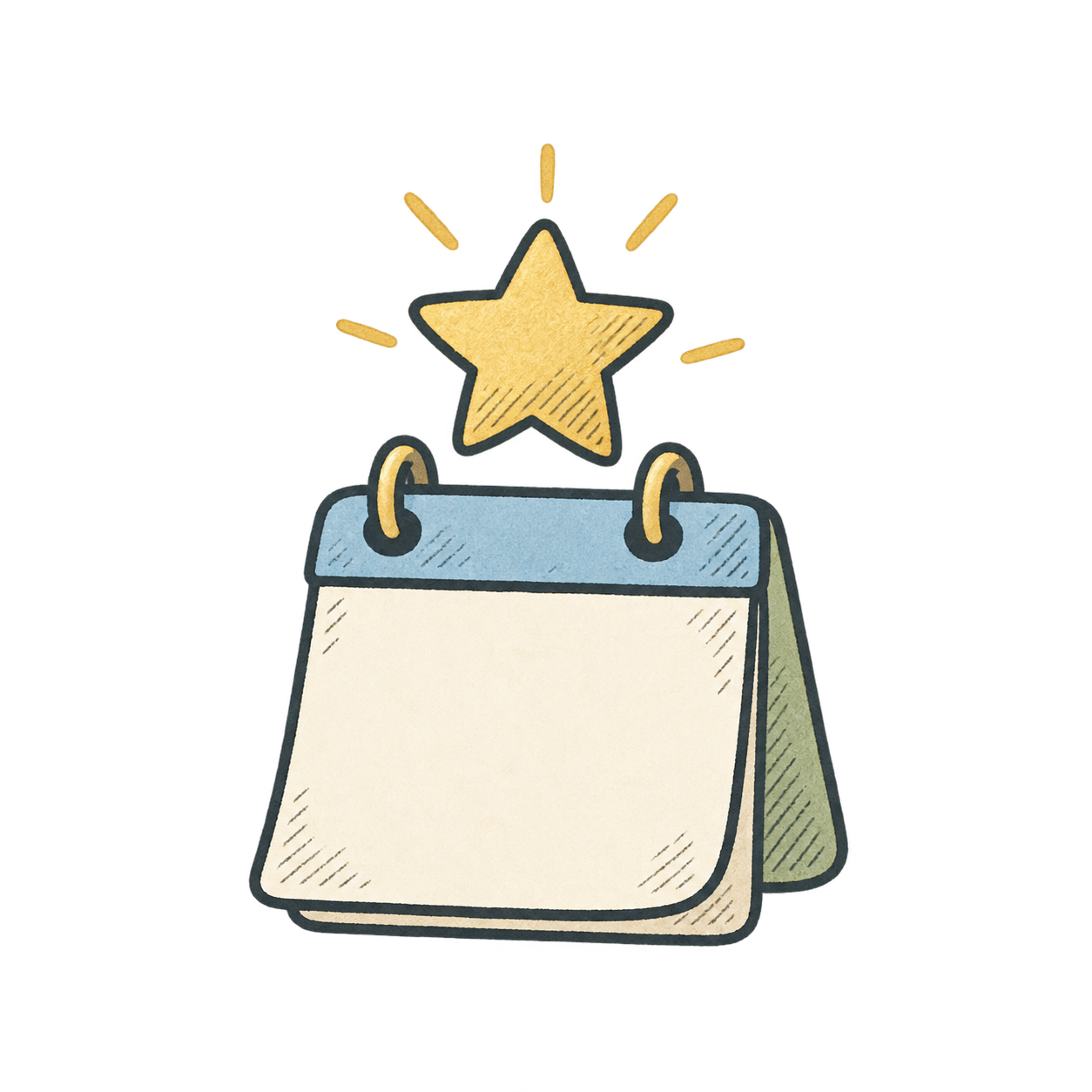 Illustrated icon: something to look forward to