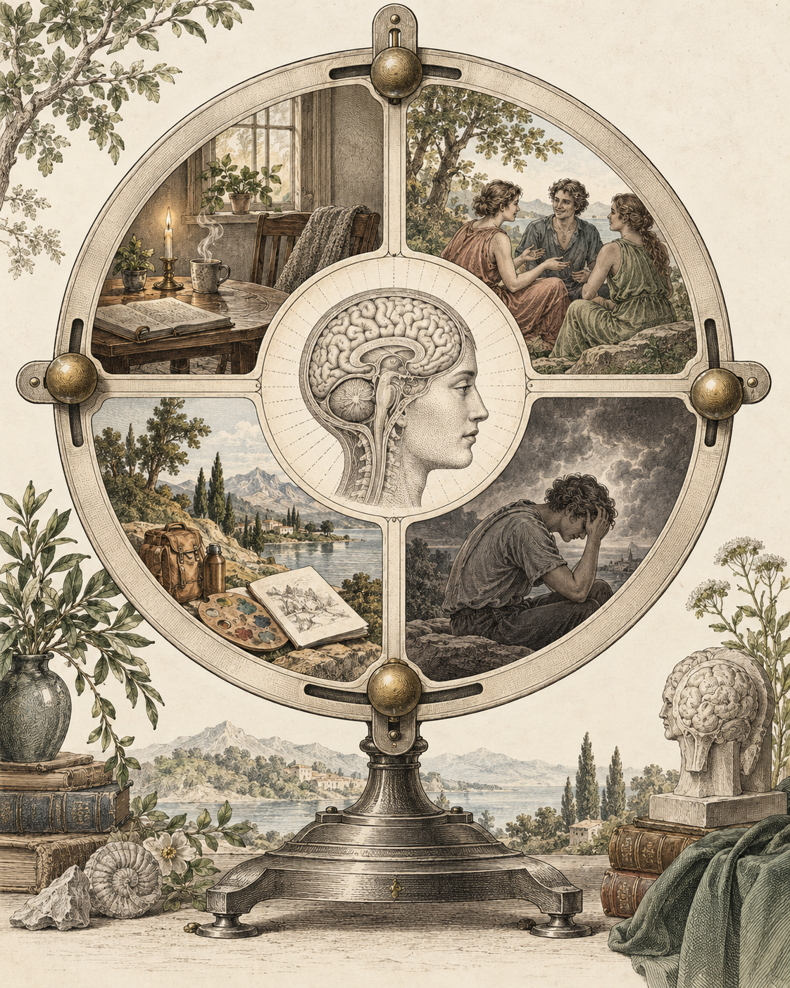 Vintage observation wheel illustrating shifting behavioral drivers and context.