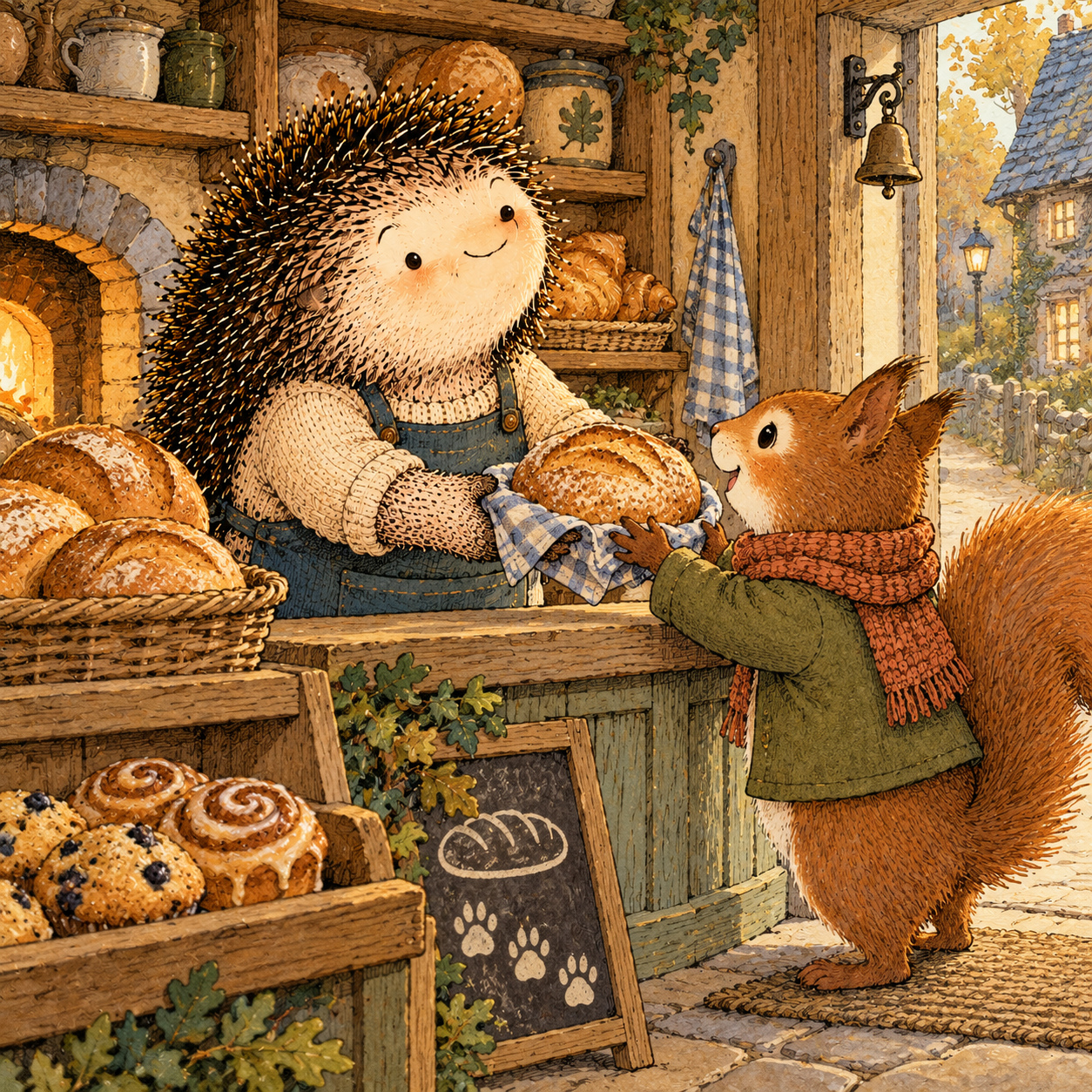 A gentle cream-faced, spiky-furred woodland companion exploring Day 336: What Are You Becoming Known For?