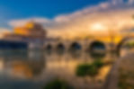 Ponte S. Angelo in Rome during a short escorted tour