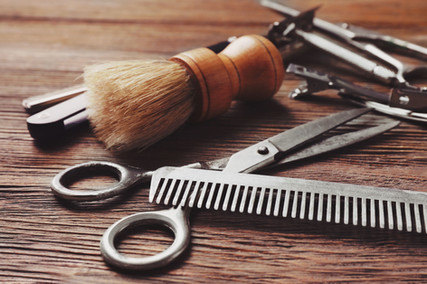 Friseur Detailaufnahme