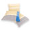 Thumbnail: Combinaison de 3 housses de coussins décoratives tissées main en pur coton extra doux