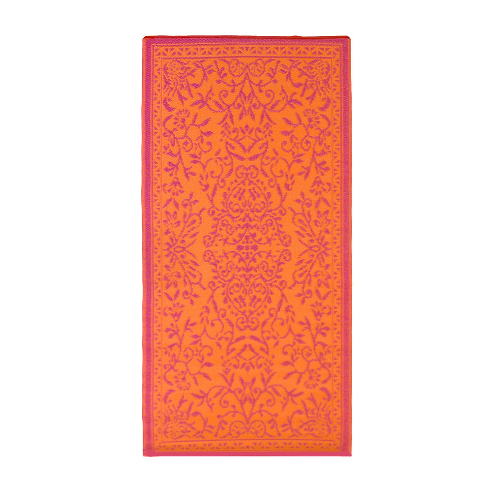 Tapis outdoor colorés – côté verso