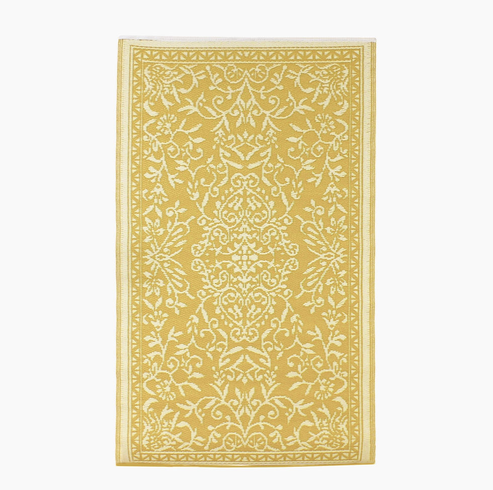 Tapis outdoor YELLOW – tapis d’extérieur résistants et décoratifs