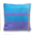 Housse de coussin décorative tissée main