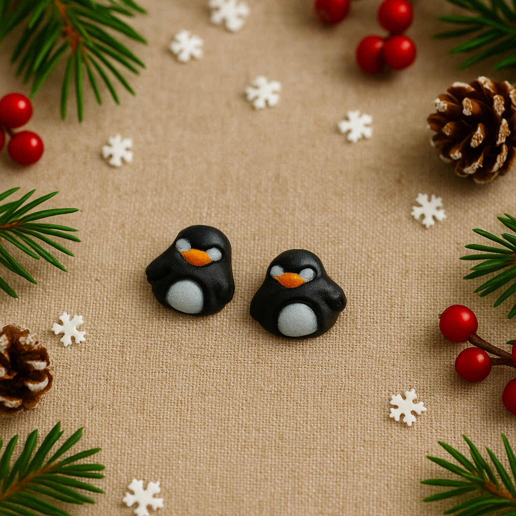 Festive penguins