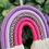 Thumbnail: Pink and Purple Macrame Rainbow - Leopard Print