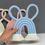 Thumbnail: Macrame bunny rainbow - Easter bunny decoration