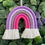 Thumbnail: Pink and Purple Macrame Rainbow - Leopard Print