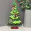 Thumbnail: Freestanding wooden Christmas tree, Christmas decoration.