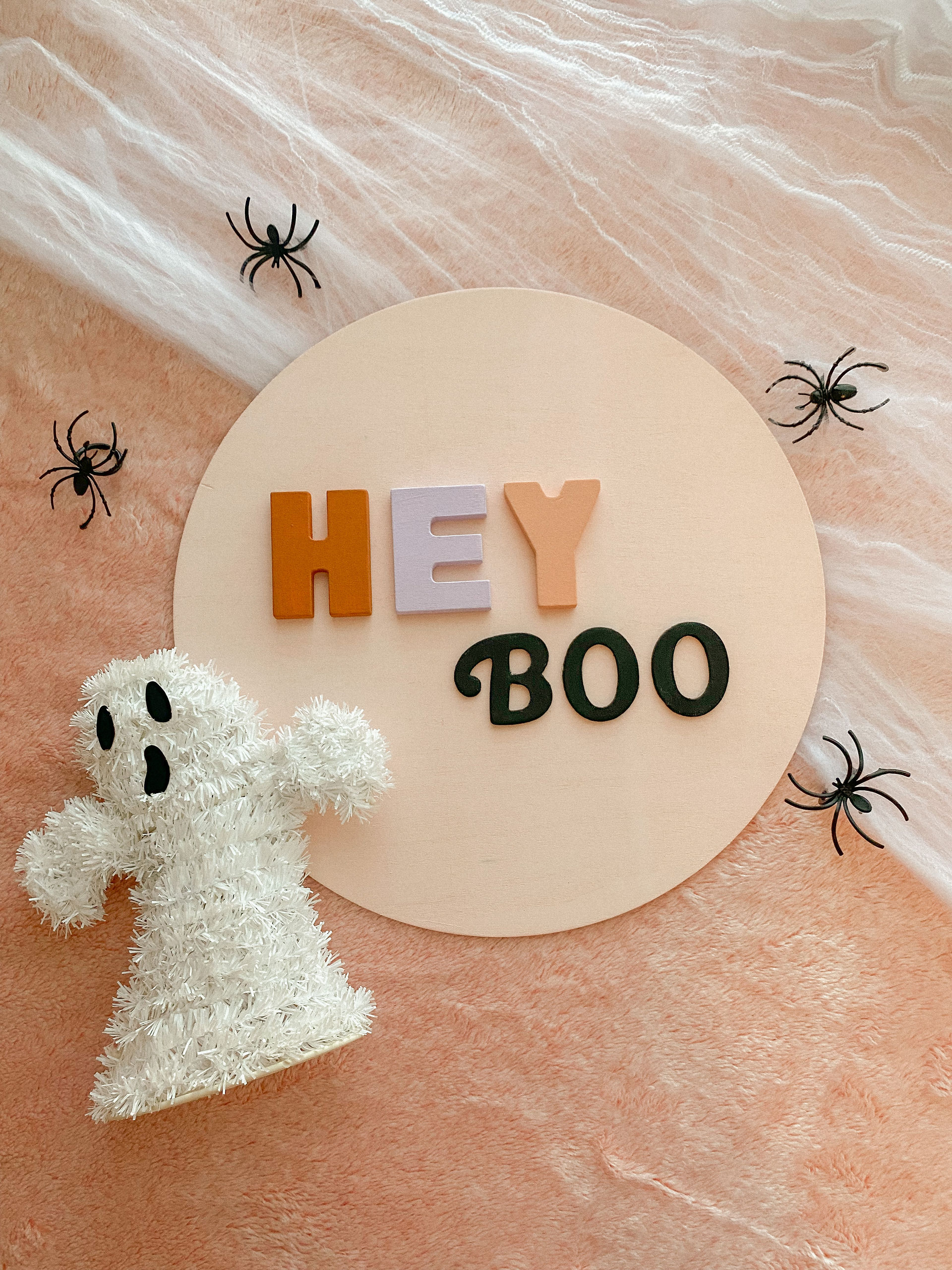 Hey Boo Sign