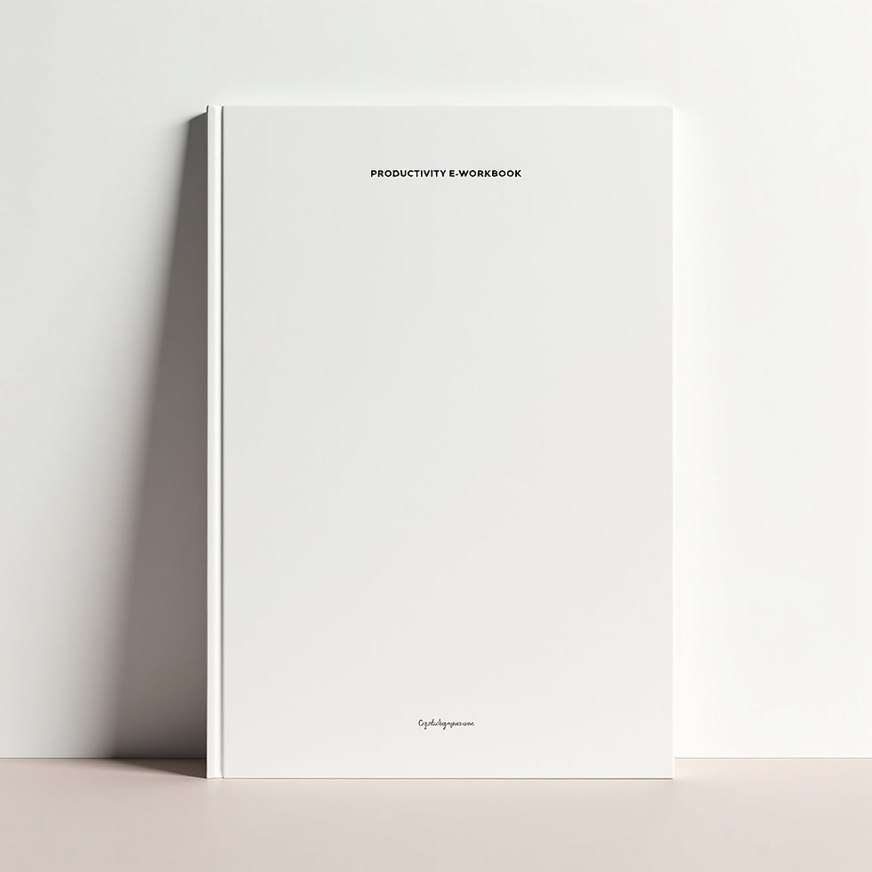 Productivity E-Workbook