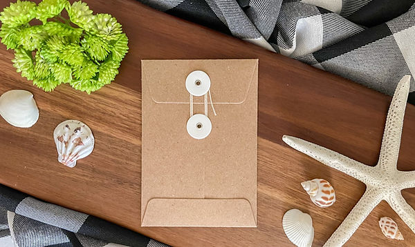 String and Button Envelope