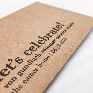 Printed String-Tie Envelope