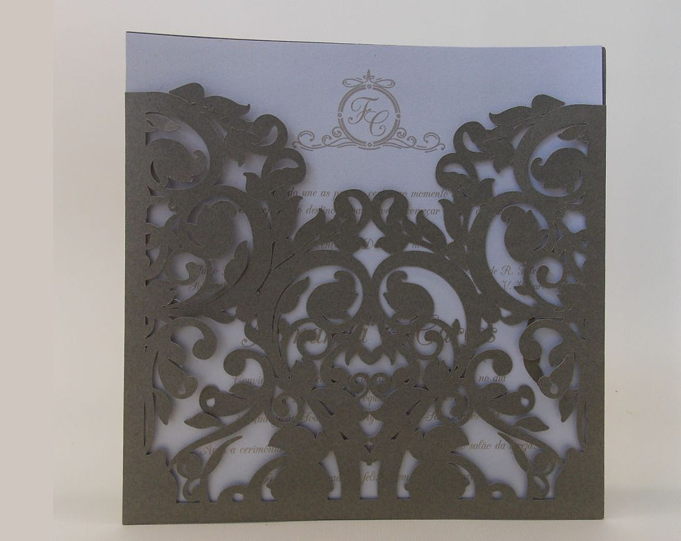 Thumbnail: CONVITE CASAMENTO MARIA RENDADO