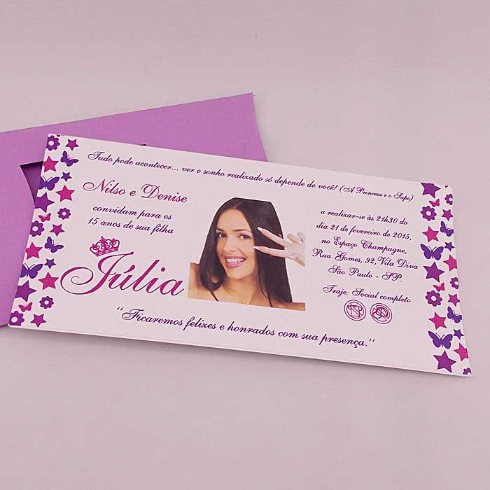 Thumbnail: CONVITE OLIVIA 15 ANOS - C/ JANELA