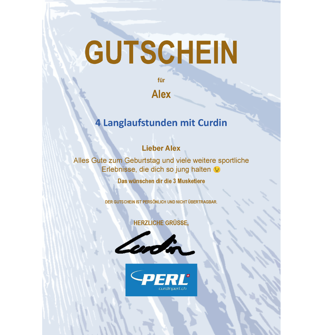Individuelle Gutscheine ab 100 CHF