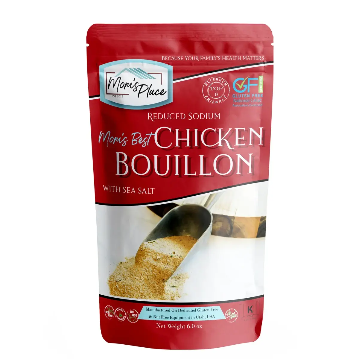 Mom's Best Chicken Bouillon-Reduced Sodium