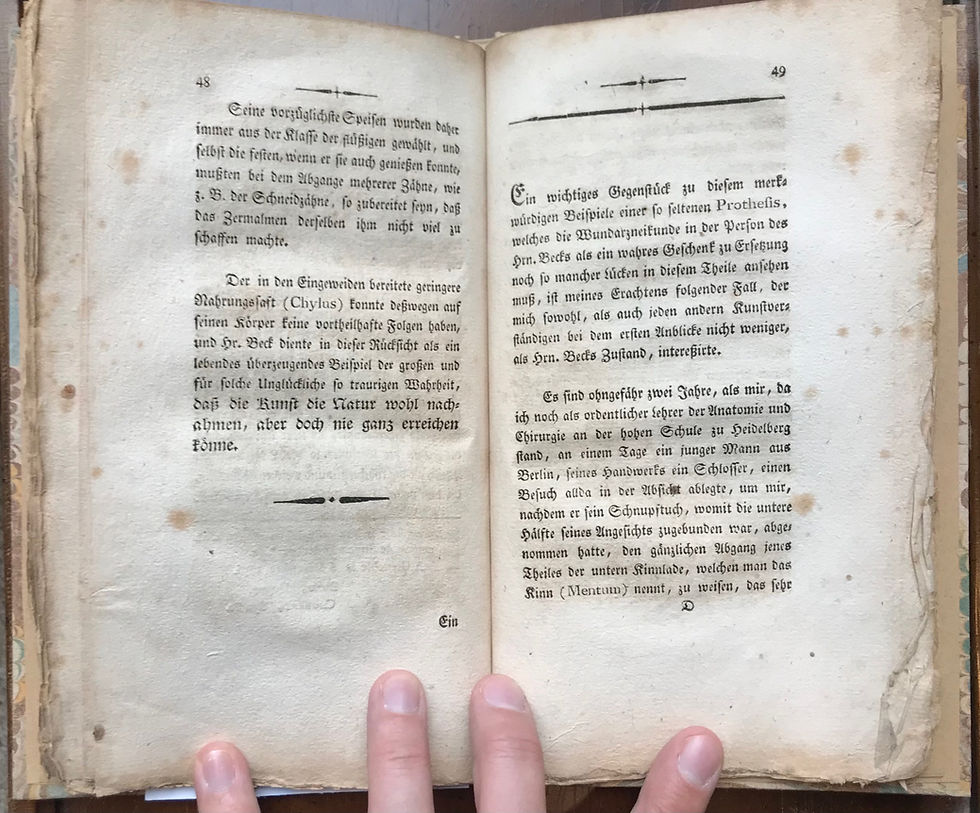Thumbnail: LEVELING, Ueber eine merkwürdige Kunstliche, 1793