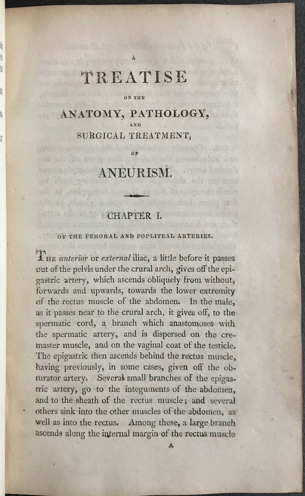 Thumbnail: Scarpa, On Aneurism, 1808 (first English edition)