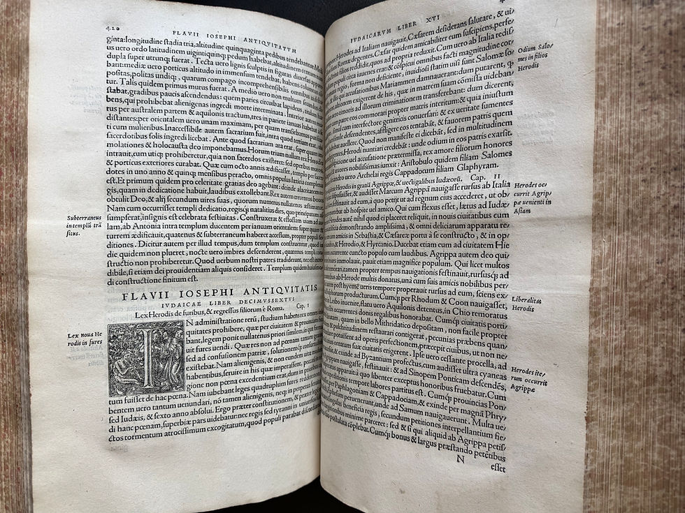 Thumbnail: Josephus, Antiquities of the Jews, 1534
