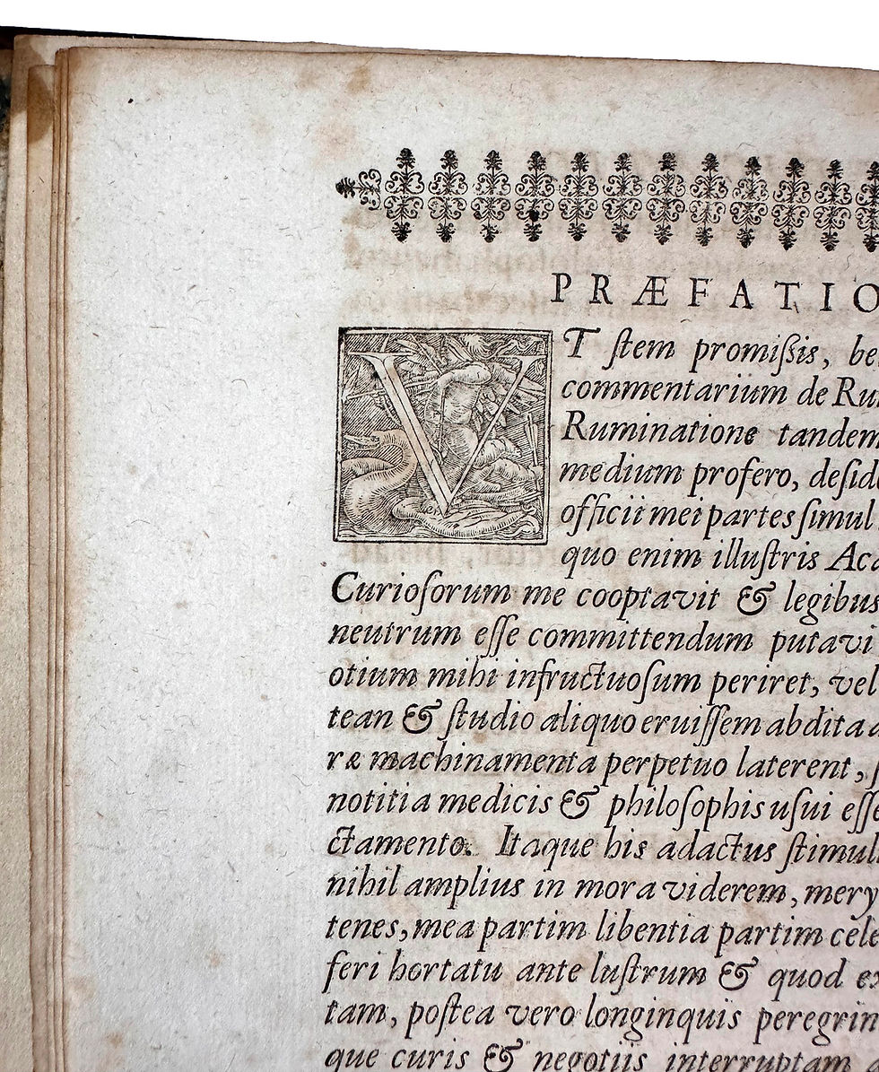 Thumbnail: Peyer, Merycologia sive de Ruminatibus, 1685