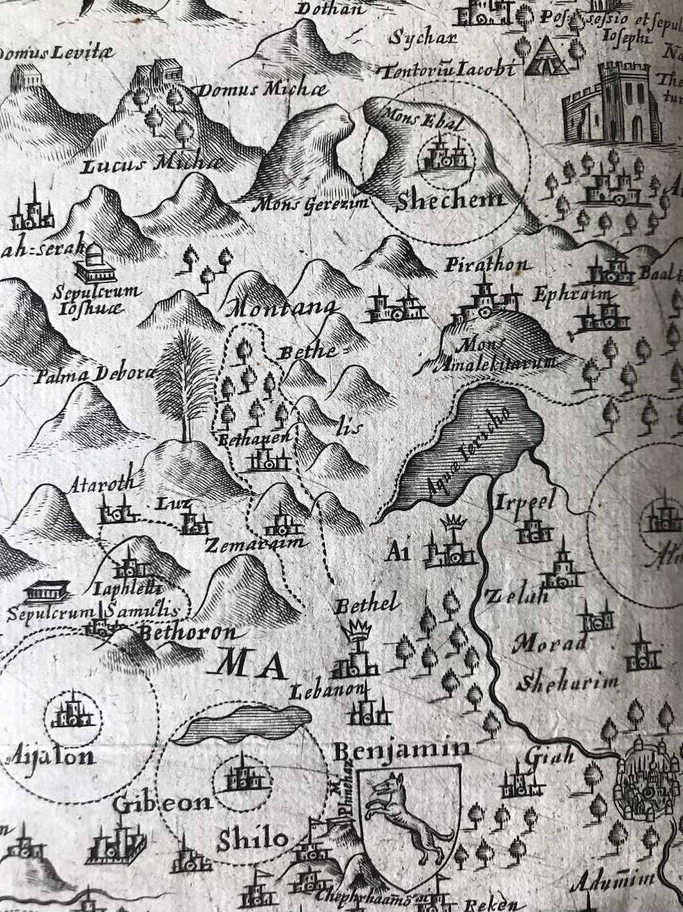 Thumbnail: Fuller Pisgah-Sight of Palestine 1650