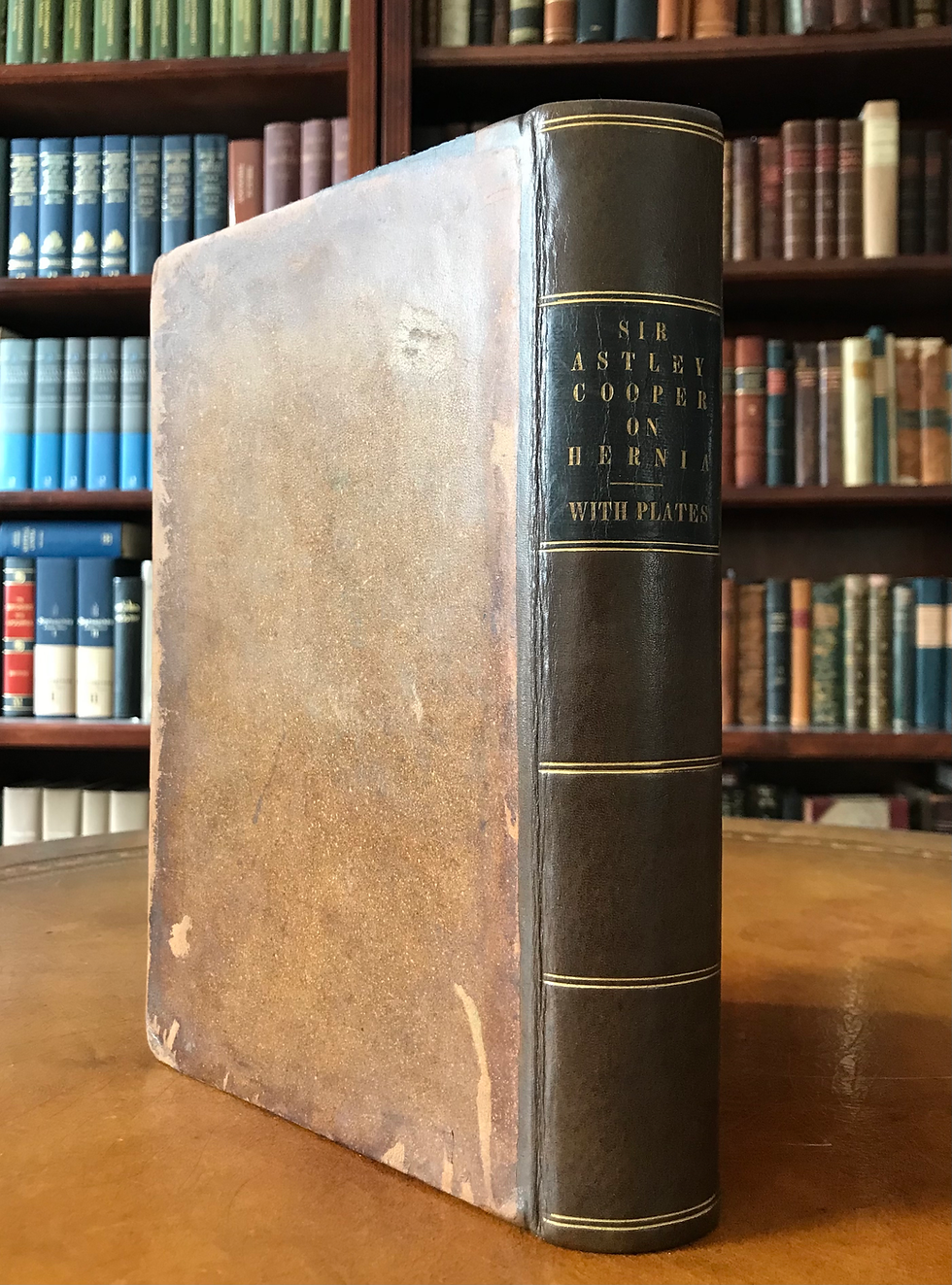 Thumbnail: Cooper, On Hernia, 1844, First American Edition