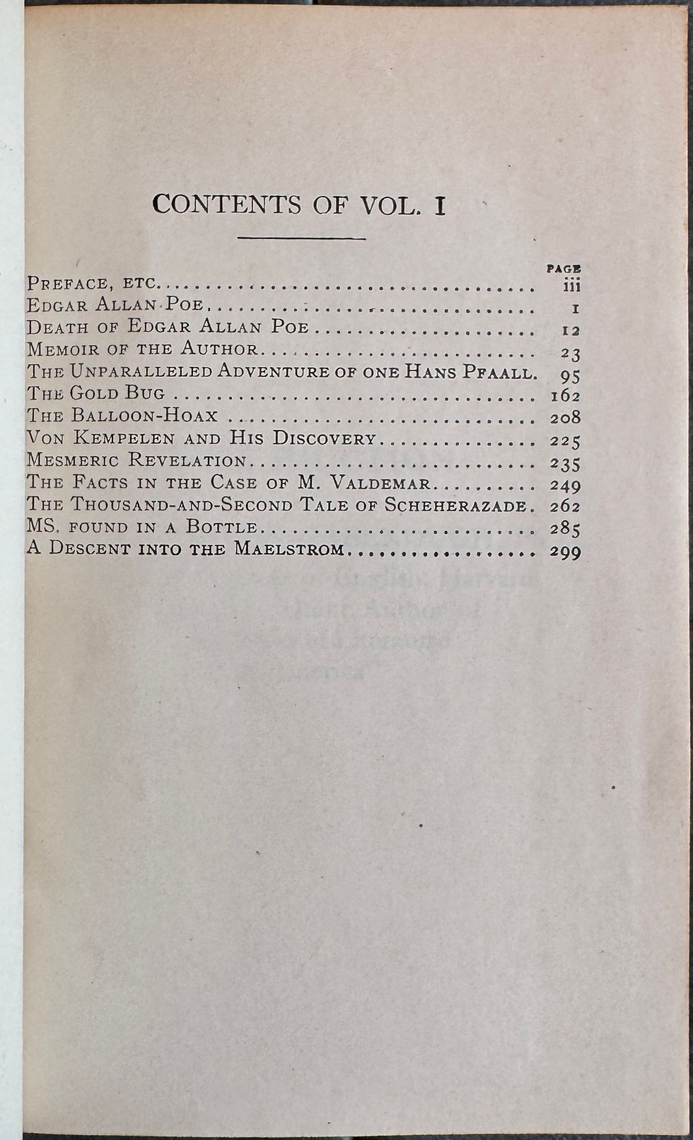 Thumbnail: The Works of Edgar Allan Poe, (Undated; 1914) 10 vol bound in 5