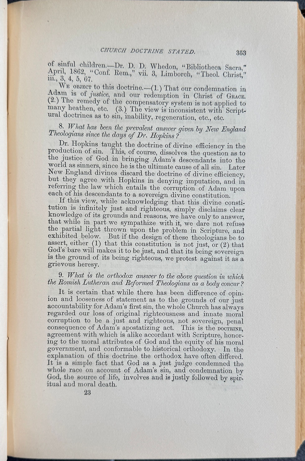 Thumbnail: Hodge, Outlines of Theology, 1878 (provenance SC Hodge)