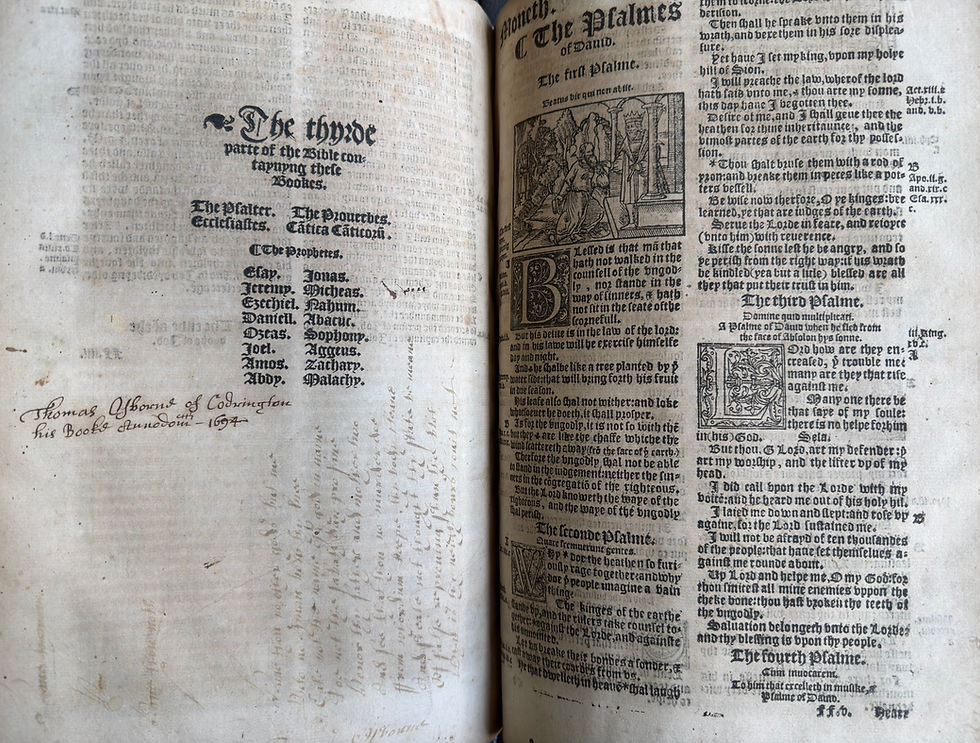 Thumbnail: The Great Bible, 1562, folio