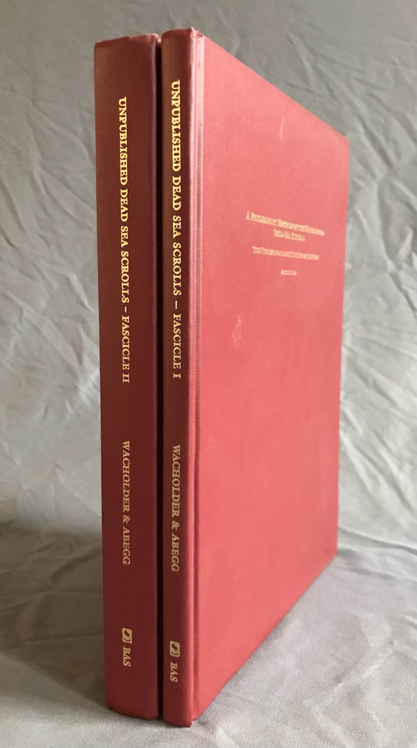 The Unpublished Dead Sea Scrolls, Fascicle I & II.