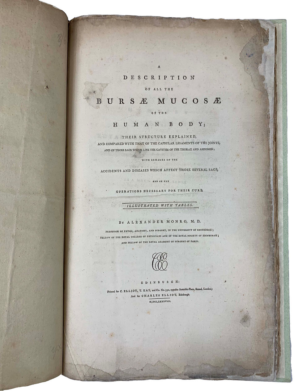Thumbnail: Monro, Bursae Mucosae, 1788