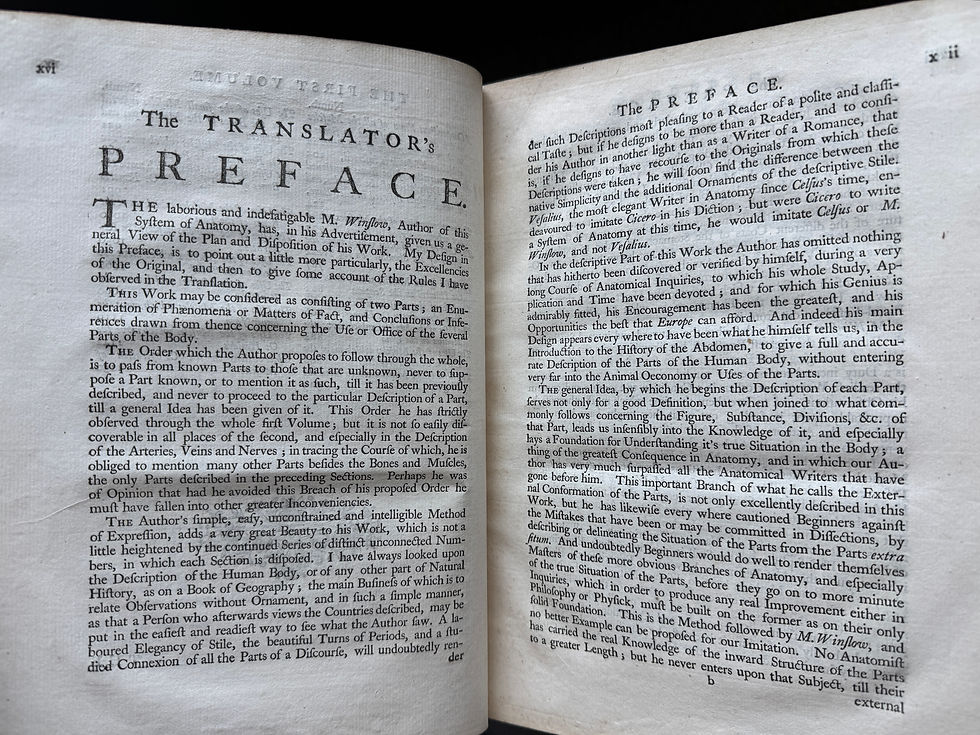 Thumbnail: Winslow, Structure of the Human Body, 1743