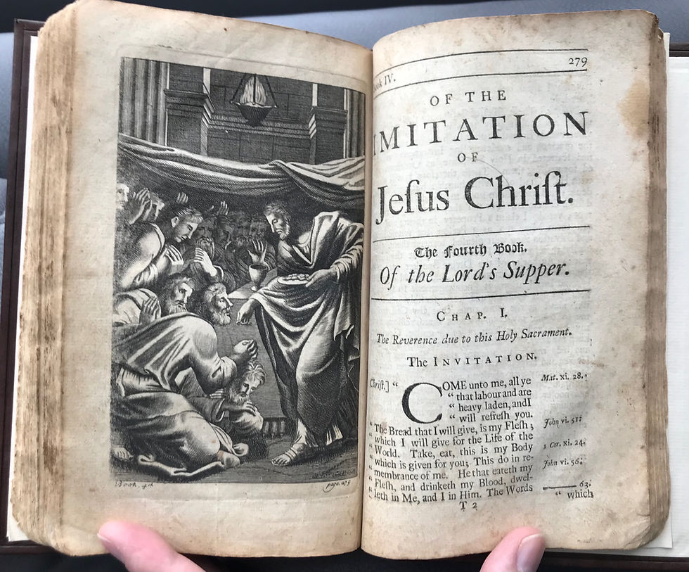 Thumbnail: Kempis, Imitation of Christ, 1717