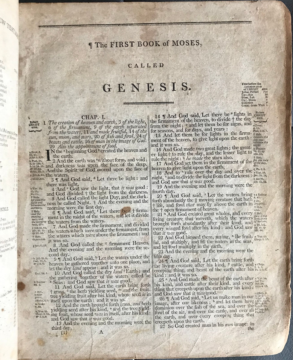 Thumbnail: Mathew Cary KJV Bible, 1812